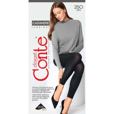 Conte Leggings Cashmere 250 Den | Soft Warm Winter Opaque Comfy Women's Leggings